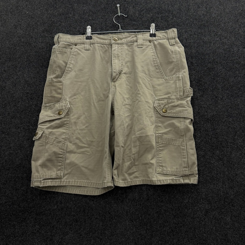 Carhartt B357 DES Relaxed Fit Ripstop Cargo Shorts Mens 36 Tan Desert Workwear